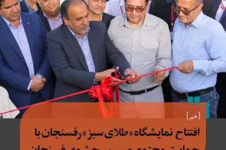نمایشگاه «طلای سبز» هم‌زمان با دهمین جشن ملی پسته رفسنجان و با هدف معرفی توانمندی‌ها و ظرفیت‌های این شهرستان در صنعت پسته، با حمایت مجتمع مس سرچشمه رفسنجان و حضور مسئولان استانی و محلی افتتاح شد.